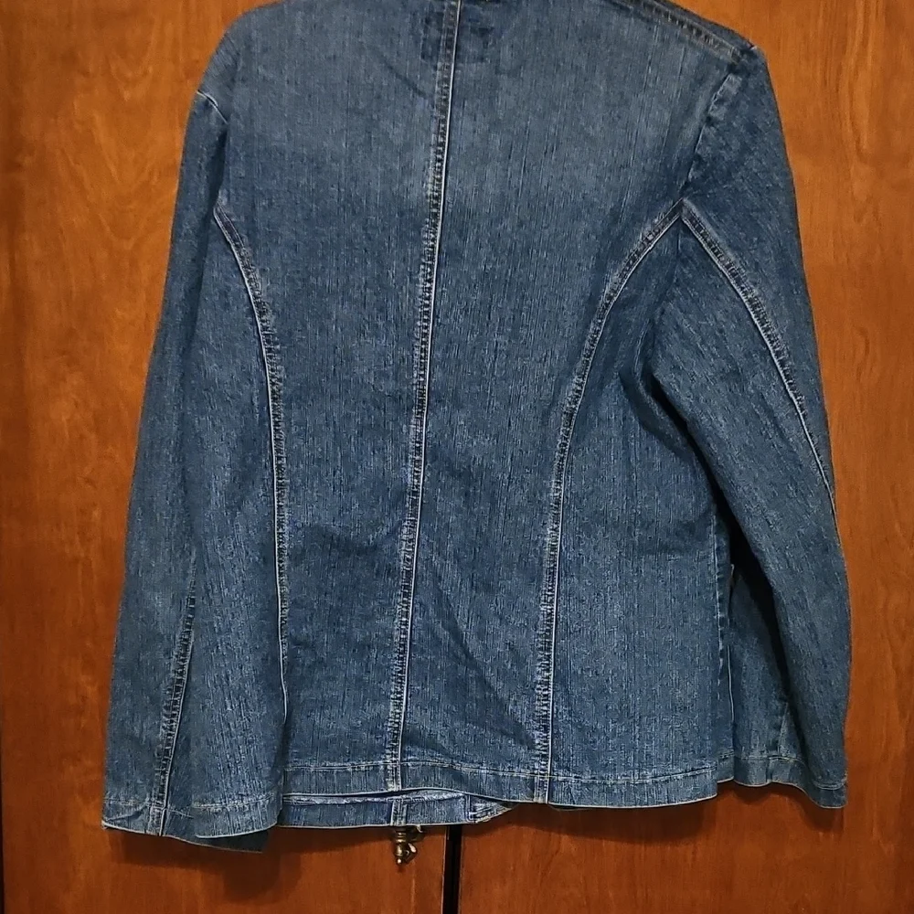RE&X Jeweled  Longsleeve Denim Jacket - Picture 7 of 8